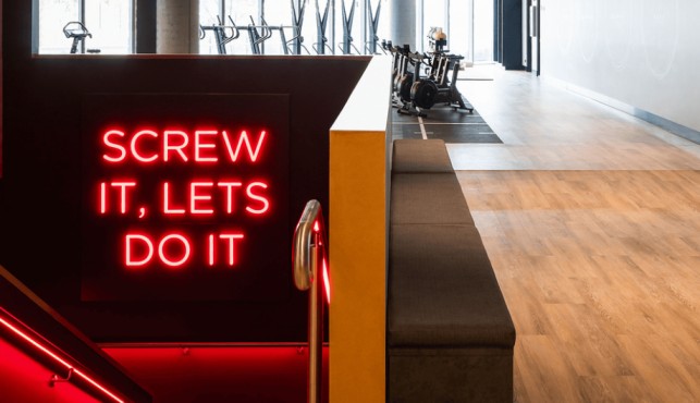 Virgin Active fitness facility showcasing modern gym environment